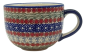 Preview: Bunzlauer Keramik Milchkaffee-Tasse im Dekor Siena