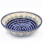 Preview: Polish Pottery Salad bowl 24 cms bellflower design