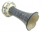 Mobile Preview: Bunzlauer Keramik Vase Tulpenform Dekor Agnes liegend