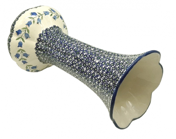Bunzlauer Keramik Vase Tulpenform Dekor Agnes liegend