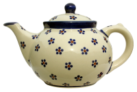 Bunzlauer-Teekanne-1,2-Liter-Dekor-Margarete