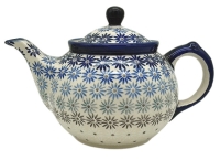 Polish Pottery Teapot pattern aster