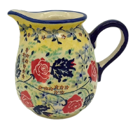 Polish Pottery jug one pint Diana design