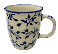 Original-Bunzlauer-Keramik-Becher-Mars-260-ml-Dekor-Blau-Auge