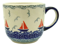Bunzlauer Keramik Kaffee-/Teetasse Olaf Dekor Sail
