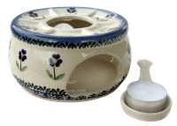 Polish Pottery teapot warmer sm Angelika pattern