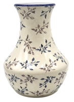 Bunzlauer Vase Kegelform Höhe 25 Dekor Listel